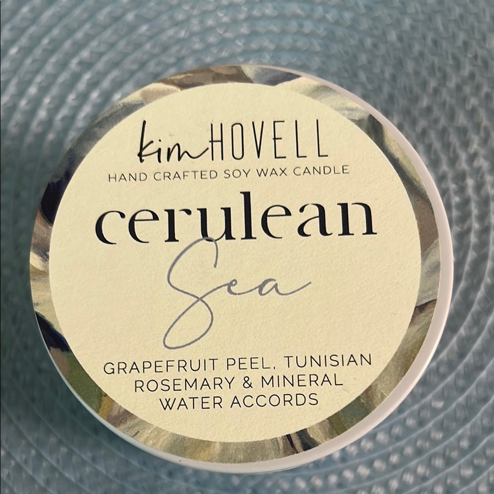 Kim Hovell Cerulean Sea Soy Wax Candle - Picture 2 of 5